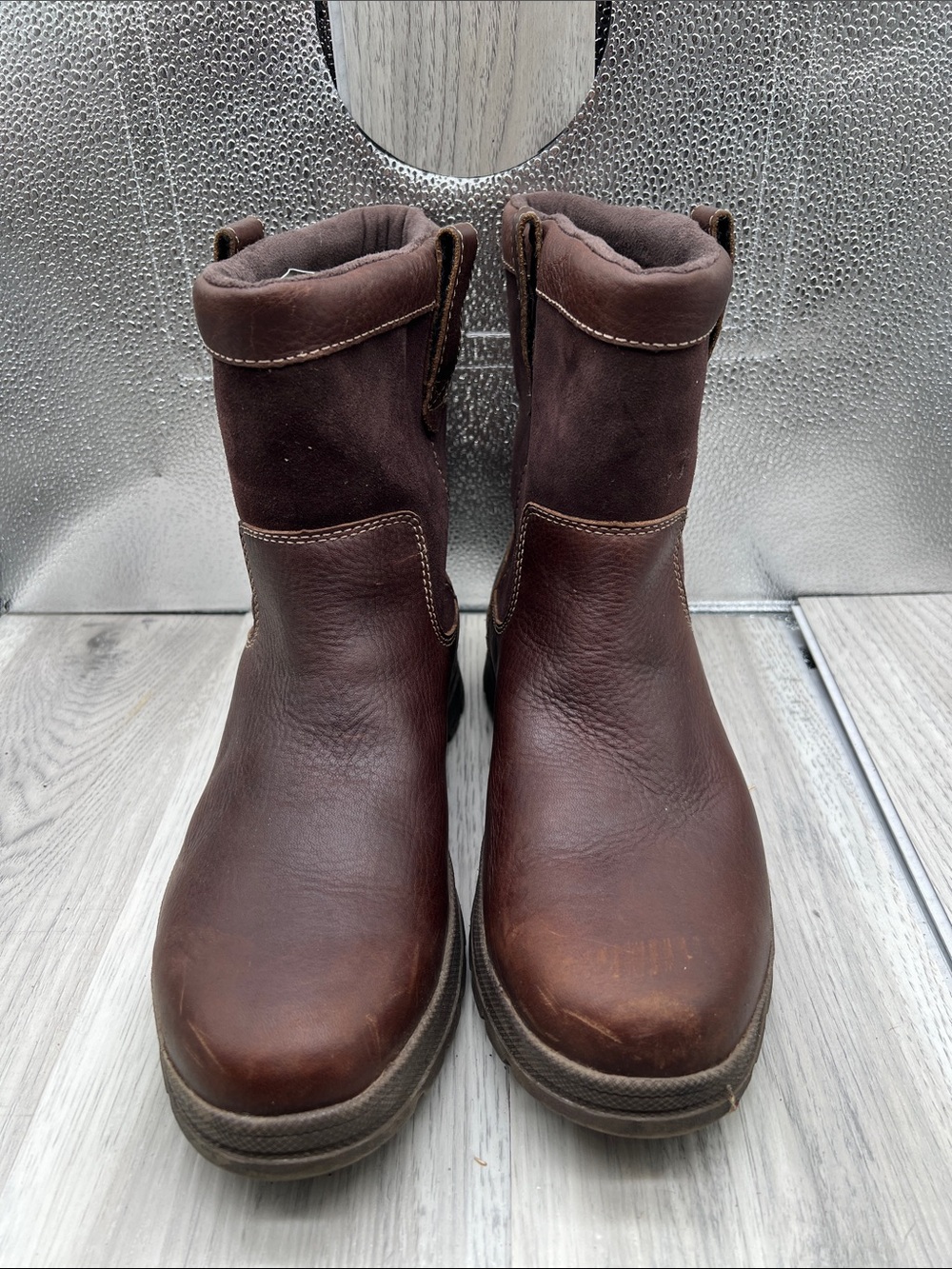 Clarks men's boots size 9 M Ryerson Peak insulated pull on waterproof